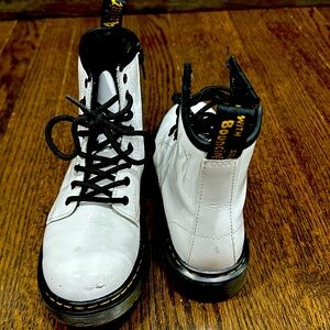 Dr. Martens girls combat boots